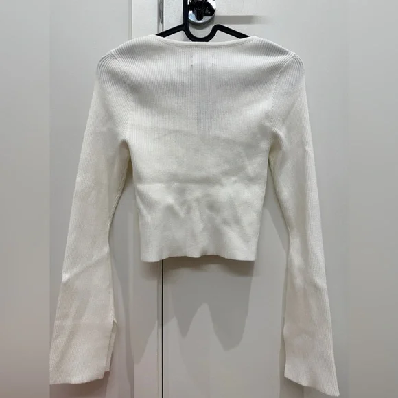 White button up cardigan - Picture 3 of 3